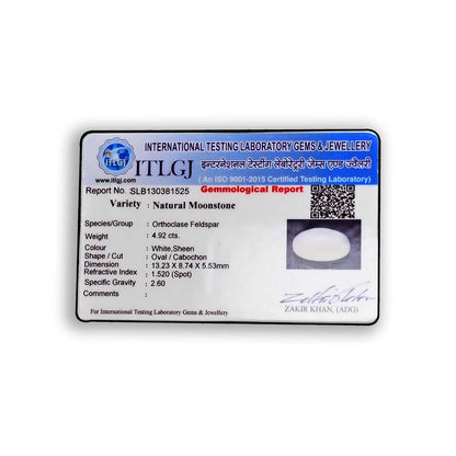 Moonstone 4.92 Carat