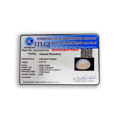 Moonstone 5.87 Carat
