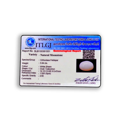 Moonstone 5.84 Carat
