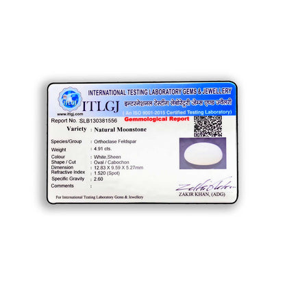 Moonstone 4.91 Carat