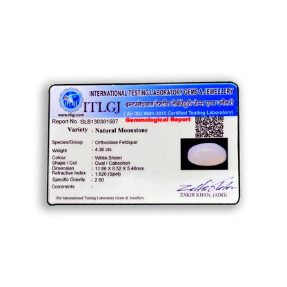 Moonstone 4.36 Carat