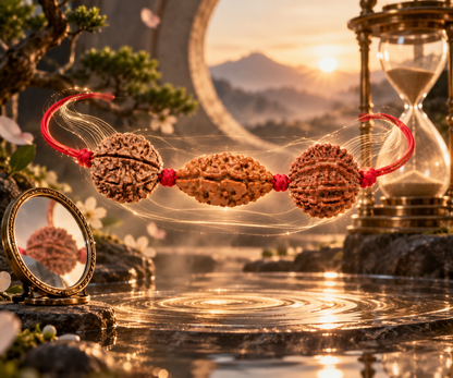 Maha Durga Kavach - 2, 9 & 7 Mukhi Rudraksha