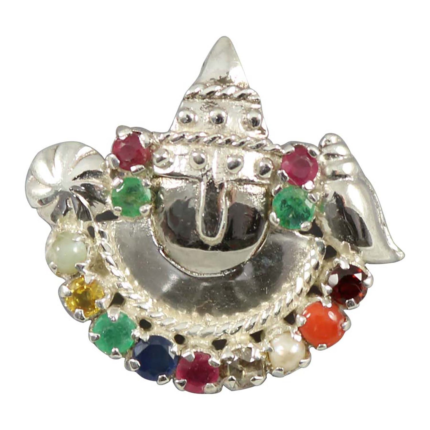 Navratan Tirupati Balaji Pendant