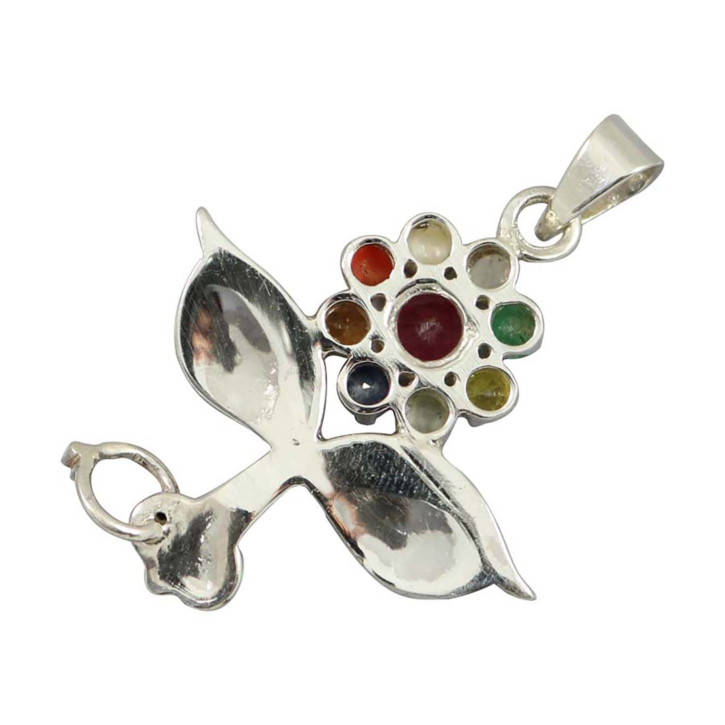 Navratan Durga Pendant