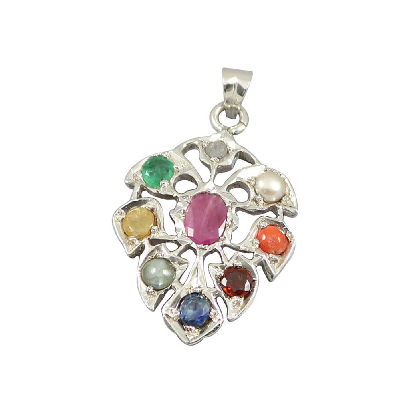 Navratan Pan Pendant
