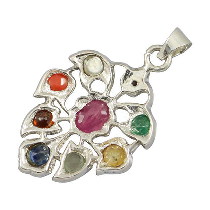 Navratan Pan Pendant