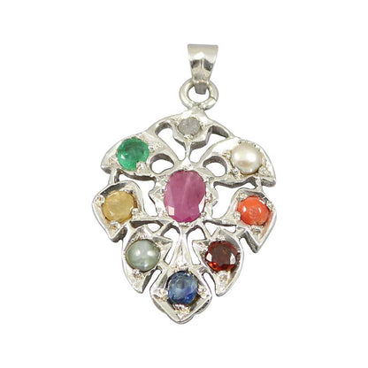 Navratan Pan Pendant