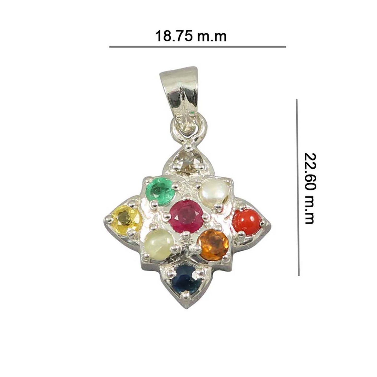 Navratan Pendant