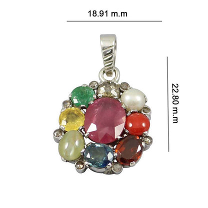 Navratan Pendant