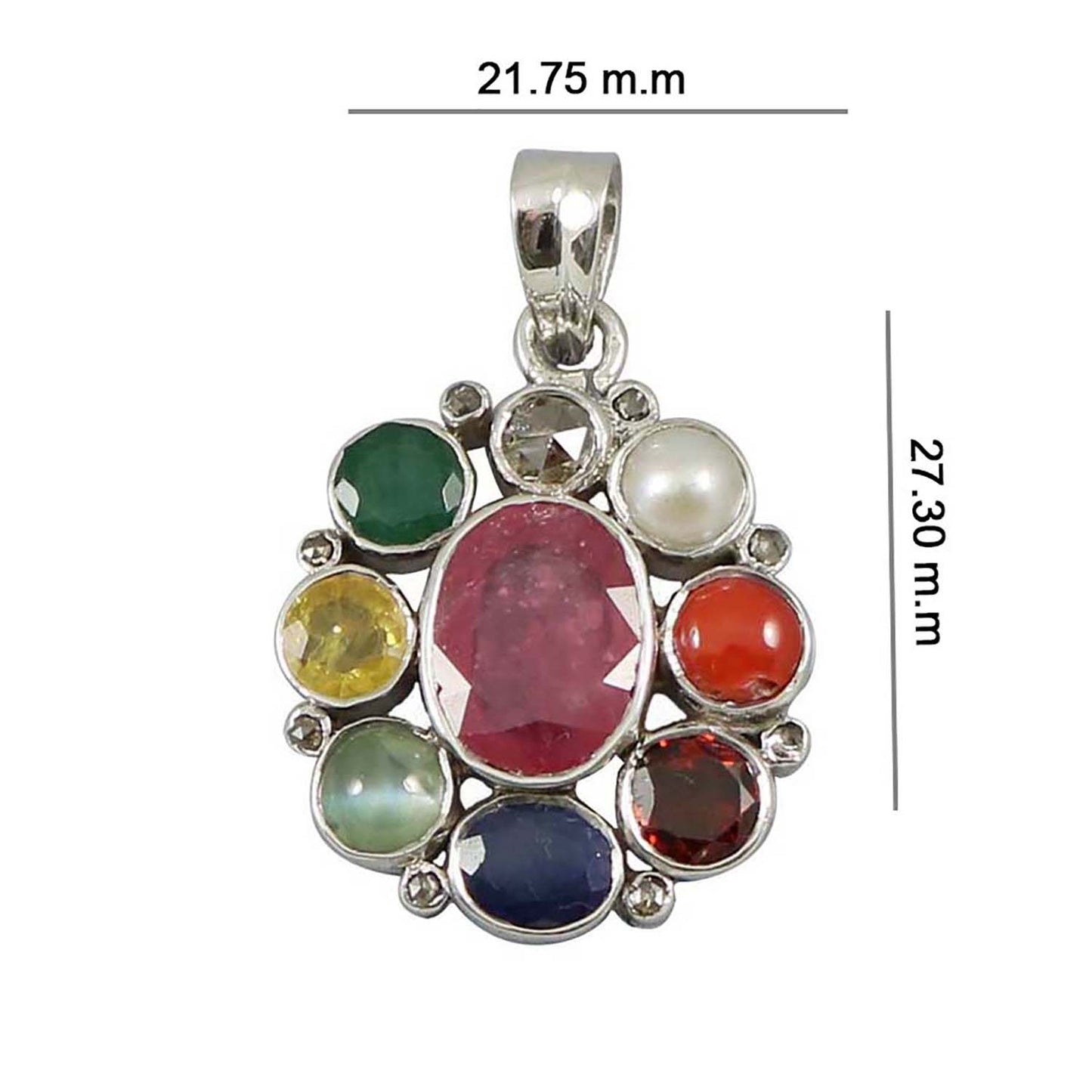 Navratan Pendant