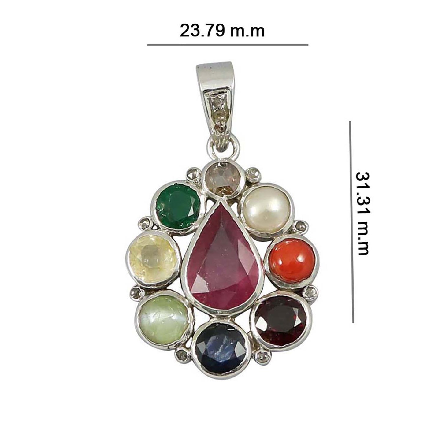 Navratan Pendant