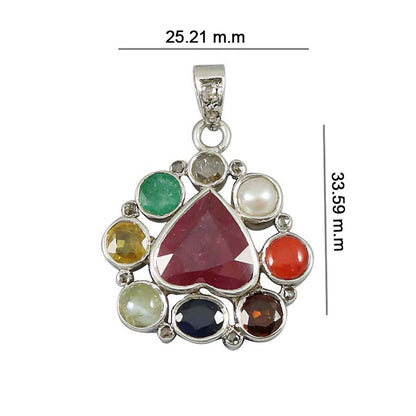 Navratan Pendant