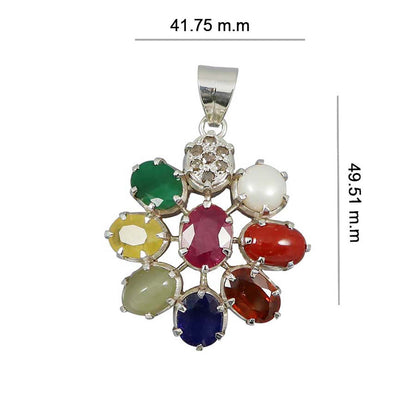 Navratan Pendant 5 Cts.