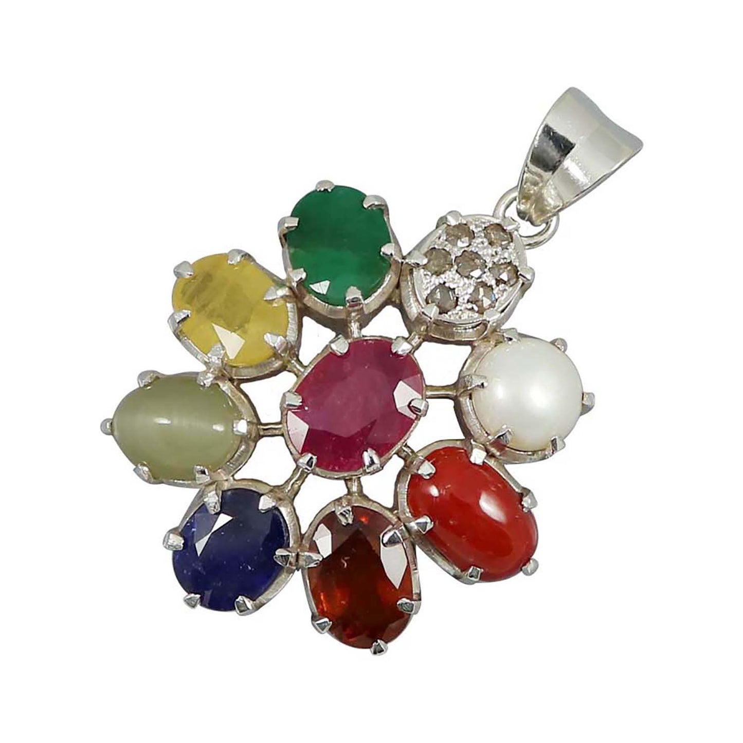 Navratan Pendant 5 Cts.