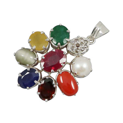 Navratan Pendant 8 Cts.
