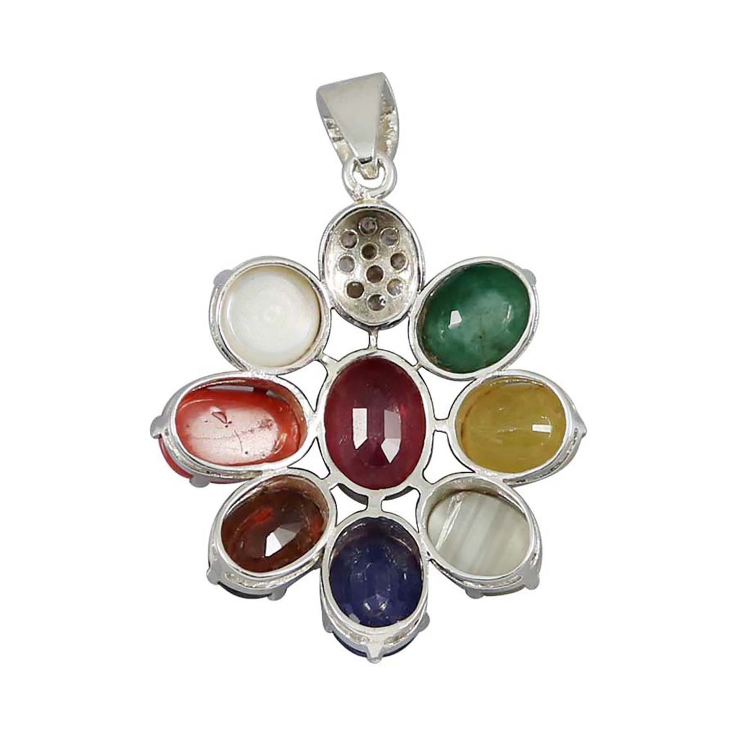 Navratan Pendant 8 Cts.