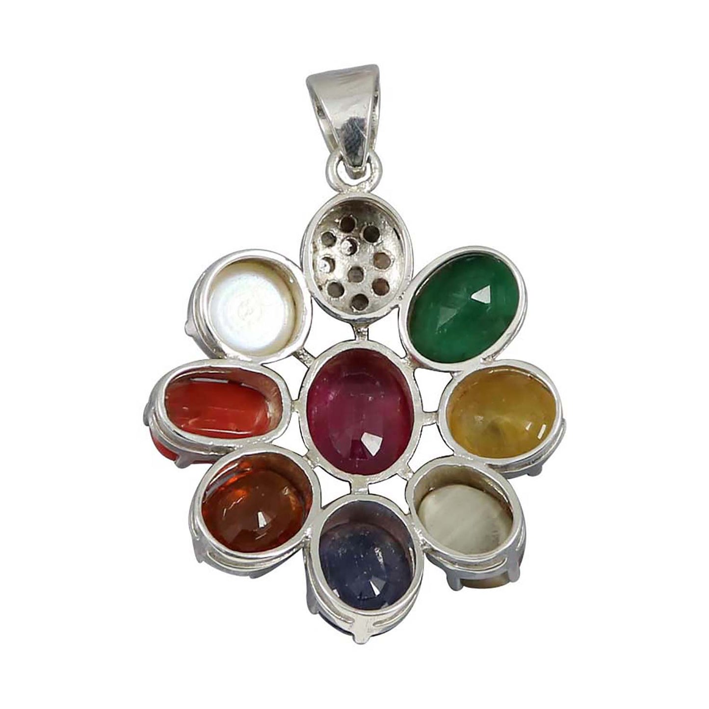 Navratan Pendant 8 Cts.