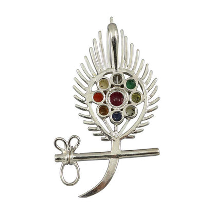 Navratan Krishna Pendant