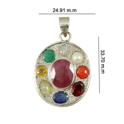 Navratan Pendant