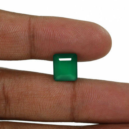 Green Onyx (Chalcedony) Cts 5.2 Ratti 5.72