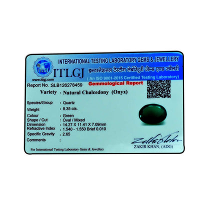 Green Onyx 8.35 Carat