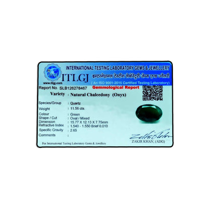 Green Onyx 11.56 Carat