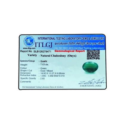 Green Onyx 7.63 Carat