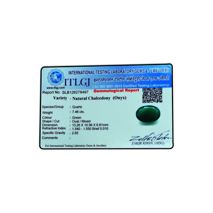 Green Onyx 7.48 Carat