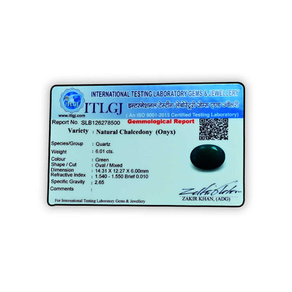 Green Onyx 6.01 Carat