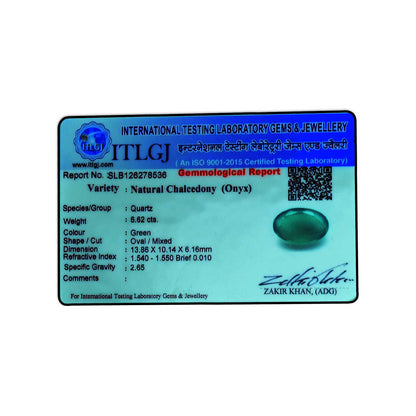 Green Onyx 6.62 Carat