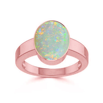 Opal (Special Quality) Rose Gold Ring (R1)