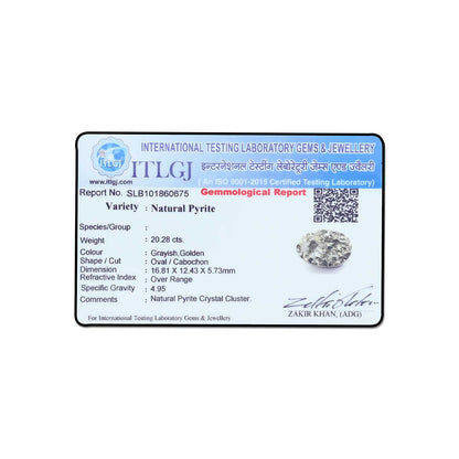 Natural Pyrite Cts 20.28 Ratti 22.3