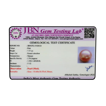 Fresh Water Pearl (Moti) 7.37 Carat