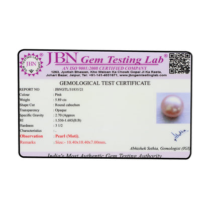 Fresh Water Pearl (Moti) 5.89 Carat