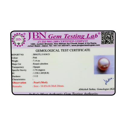 Fresh Water Pearl (Moti) 7.14 Carat
