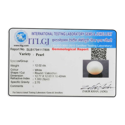 Fresh Water Pearl (Moti) 12.02 Carat