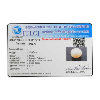 Fresh Water Pearl (Moti) 10.42 Carat