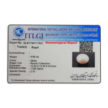 Fresh Water Pearl (Moti) 9.89 Carat