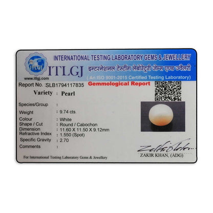 Fresh Water Pearl (Moti) 9.74 Carat