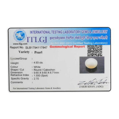Fresh Water Pearl (Moti) 4.93 Carat