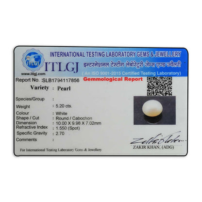 Fresh Water Pearl (Moti) 5.2 Carat