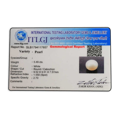 Fresh Water Pearl (Moti) 5.49 Carat