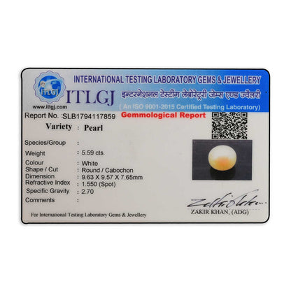 Fresh Water Pearl (Moti) 5.59 Carat