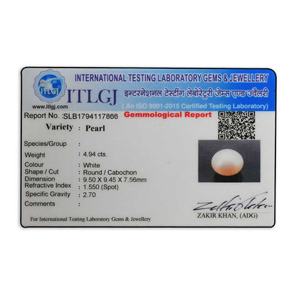 Fresh Water Pearl (Moti) 4.94 Carat