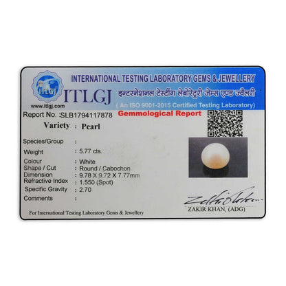 Fresh Water Pearl (Moti) 5.77 Carat