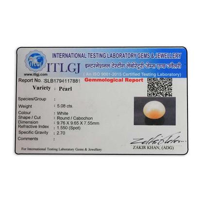 Fresh Water Pearl (Moti) 5.08 Carat