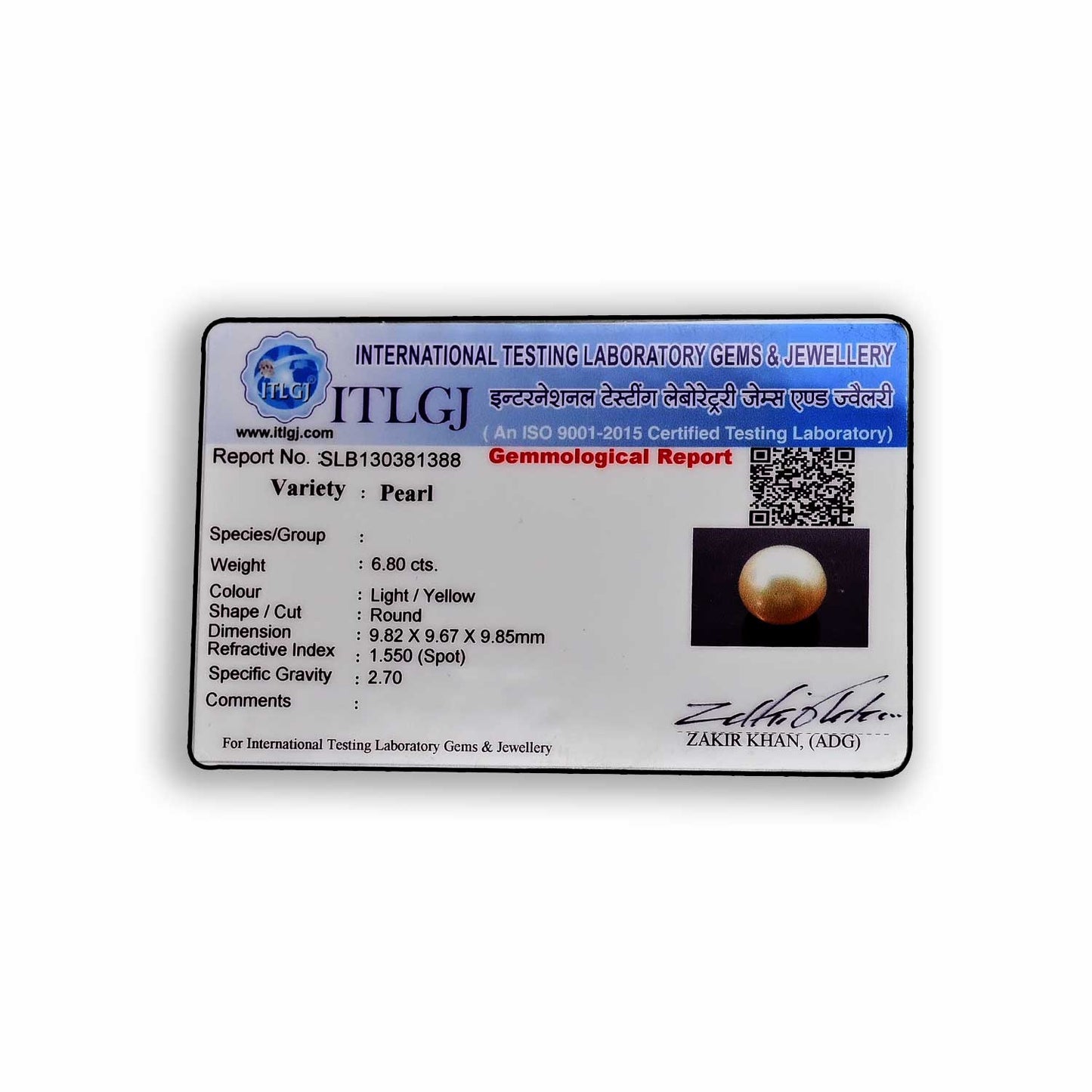 South Sea Pearl (Moti) 6.8 Carat