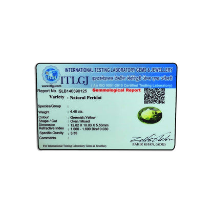 Peridot 4.48 Carat