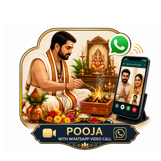Grah Nakshatra Pooja Live on Whatsapp Video Call (+2 Day)