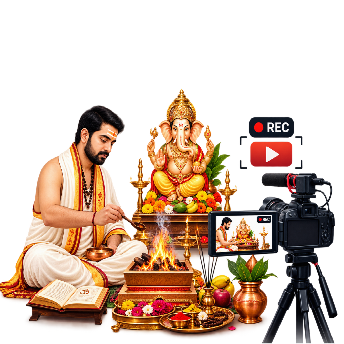 Vedic Pooja With Video (+2 Day)